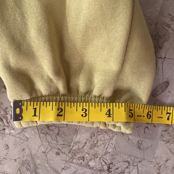 New Nike Phoenix Fleece High-Waisted Oversized Sweatpants | Buff Gold XS - Picture 7 of 9